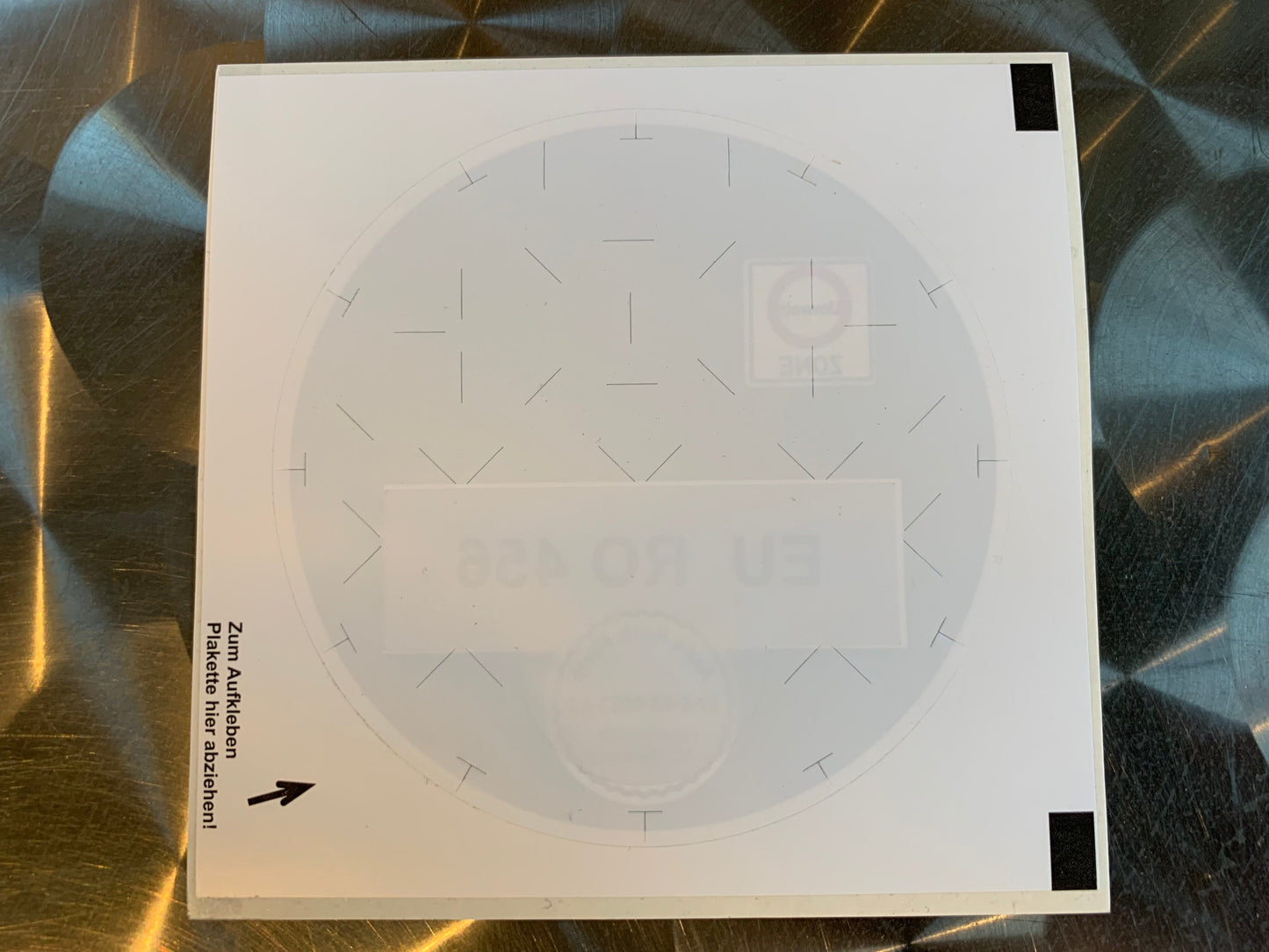 Environmental sticker / fine dust sticker - font selectable