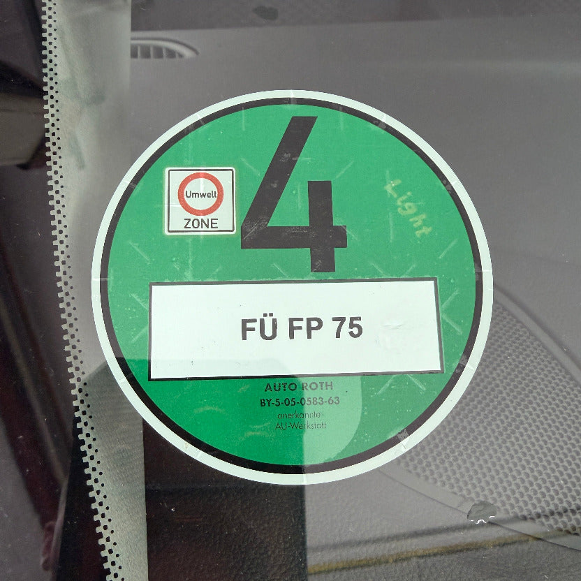Umweltplakette für ausländische Fahrzeuge – für deutsche Umweltzonen