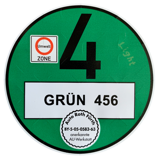 Environmental badge for German
